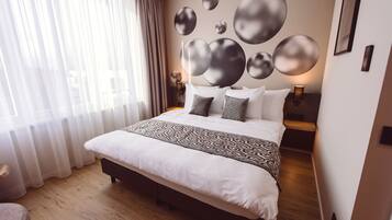 Standard Double Room | Premium bedding, desk, laptop workspace, soundproofing