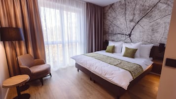 Standard Double Room | Premium bedding, desk, laptop workspace, soundproofing