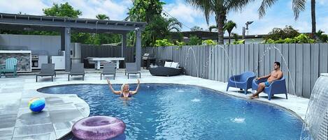 Außenpool, beheizter Pool