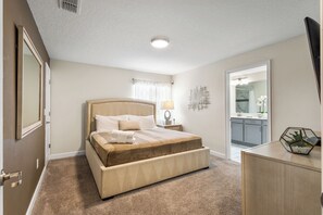 5 bedrooms, iron/ironing board, travel cot, WiFi