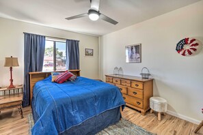 3 habitaciones, tabla de planchar con plancha, cuna de viaje y wifi 