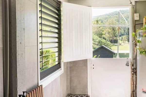Shower with a view!