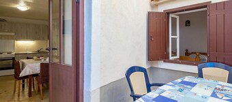 Increíble casa en Susak con cocina.