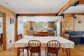 Dining - Belgrade Lakes getaway with private swim dock, outdoor living, & canoe/kayaks (Belgrade)