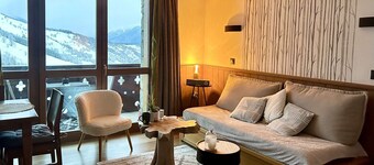 La Valériane 3 - Studio with a small cabin bedroom, close to the village centre and the sledging...