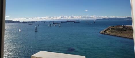 Blick von der Unterkunft