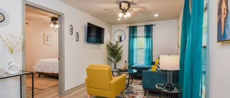 1 chambre, fer et planche à repasser, Wi-Fi, draps fournis