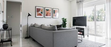 TV connectée, cheminée