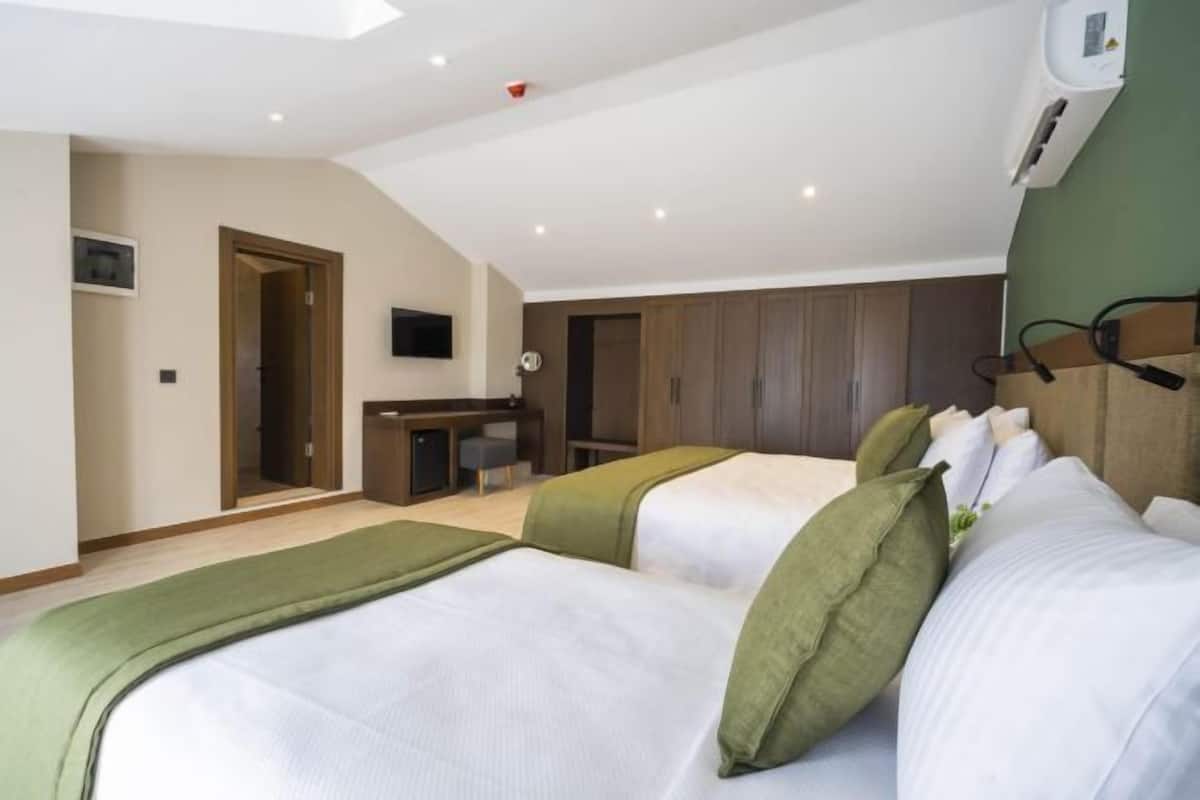 1 chambre, minibar, coffres-forts dans les chambres, bureau