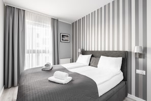 Familienapartment, 1 Schlafzimmer, Balkon, Flussblick | Ausblick vom Zimmer