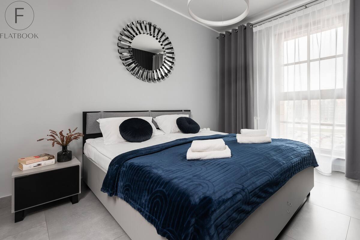 Comfort-Apartment, 1 Schlafzimmer, Balkon, Flussblick | 1 Schlafzimmer, Allergikerbettwaren, Bügeleisen/Bügelbrett