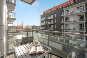 Design-Apartment, 1 Schlafzimmer, Balkon, Flussblick | Ausblick vom Zimmer