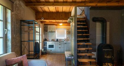 Romantic wine cottage up hill country side near forest trails