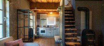 Romantic wine cottage up hill country side near forest trails