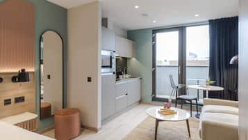 Studio Deluxe | 1 chambre, literie de qualité supérieure