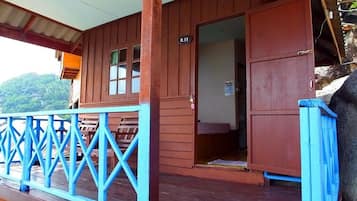 Bungalow, Sea View, Double Room, 2 Pax (Fan room) | 1 bedroom, desk, free WiFi, bed sheets