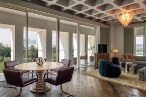 Egyptian cotton sheets, premium bedding, down duvets, minibar - The Ned Doha (Doha)