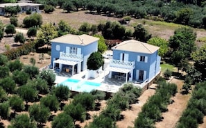 Exterior - Romantic Villa with Private Pool & Whirlpool (Πύργος)