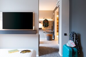 Chambre Familiale, 1 grand lit et 1 canapé-lit