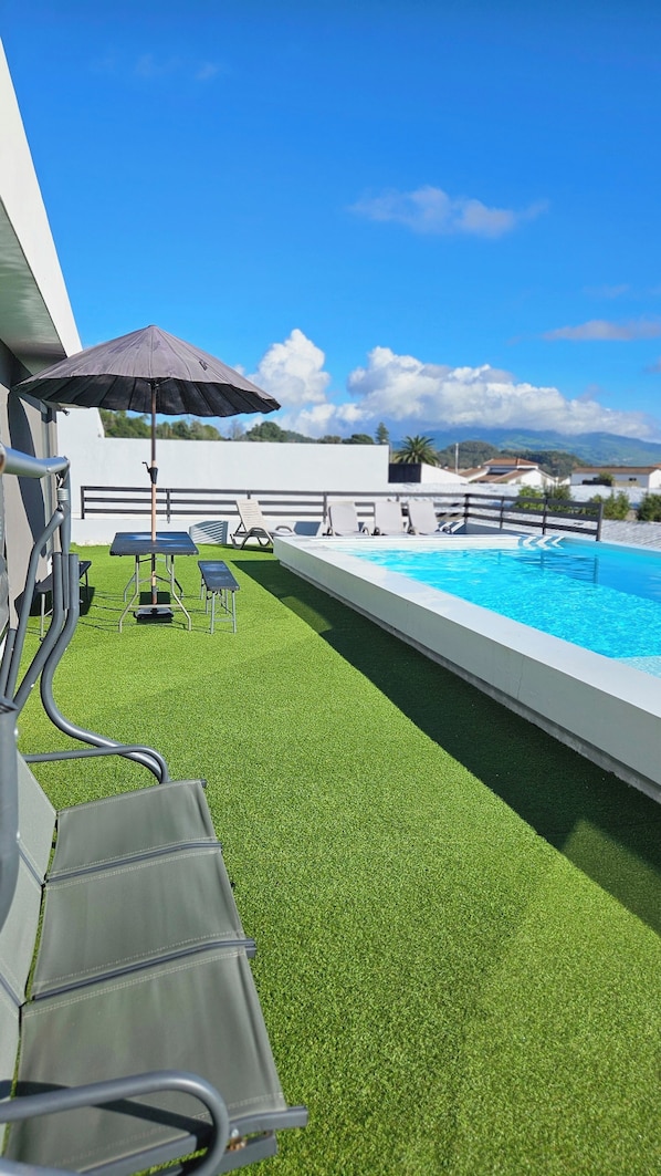 Alberca al aire libre 