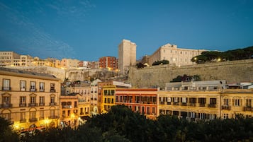 Vue sur la ville depuis l’hébergement