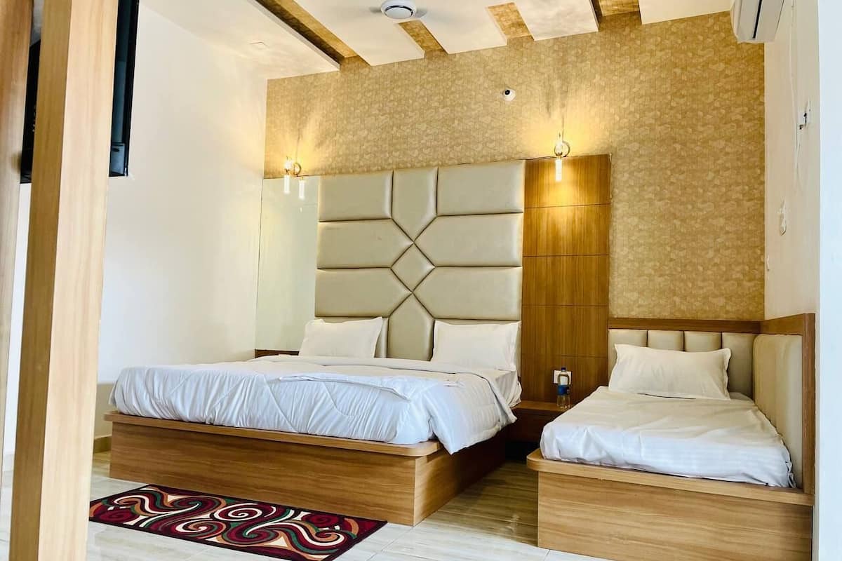 Deluxe kamer | Lakens van Egyptisch katoen, luxe beddengoed, gratis wifi, beddengoed