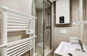 Shower, hair dryer