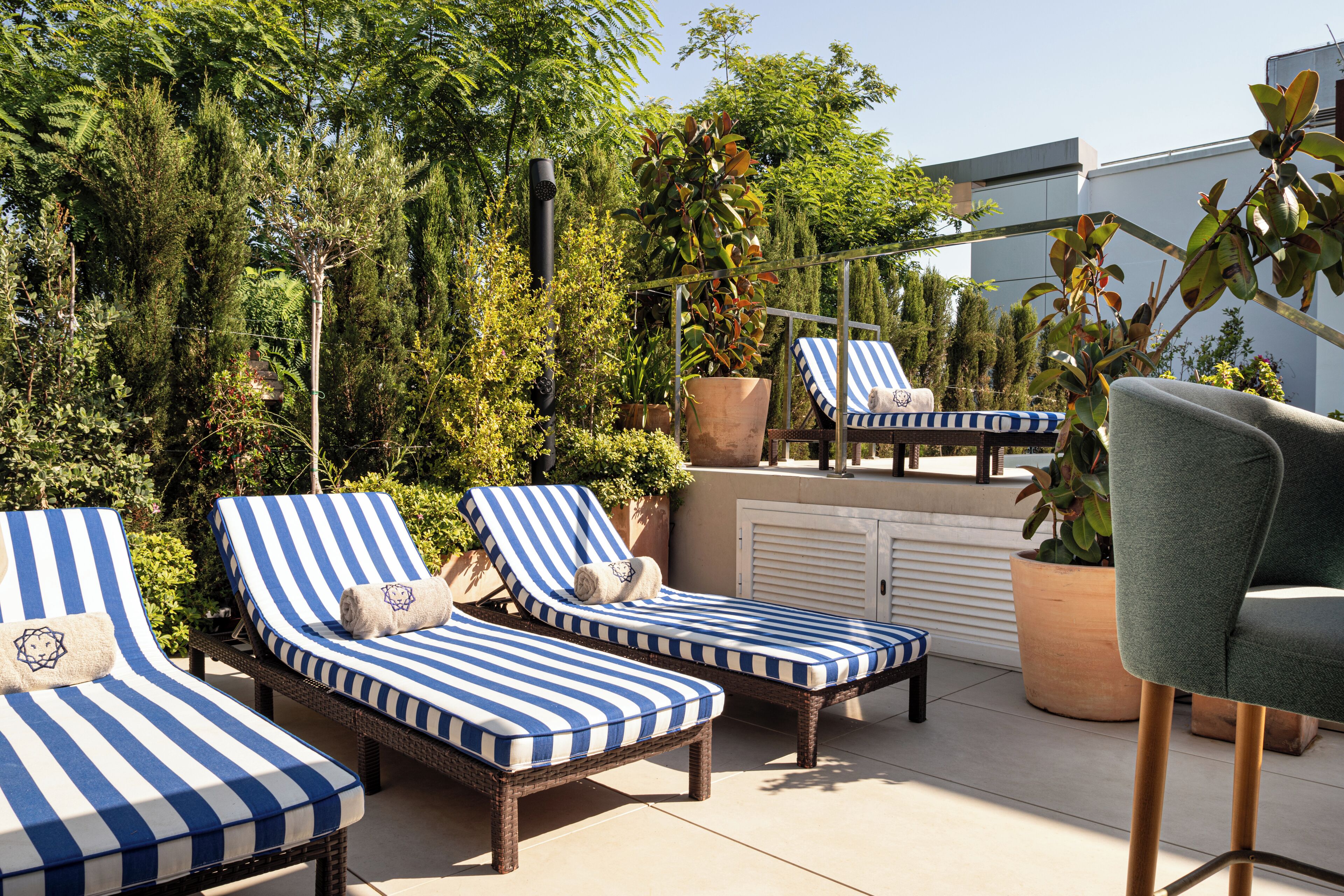 Terrasse sur le toit