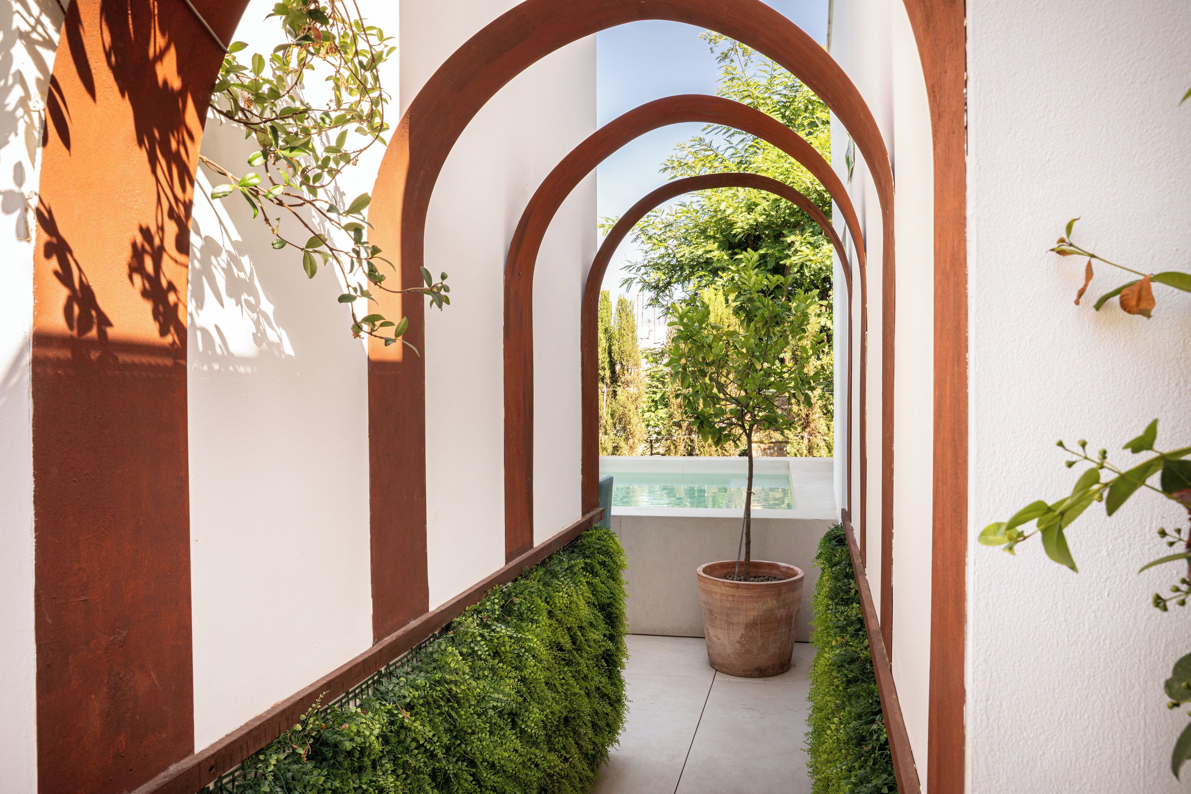 Alberca al aire libre 