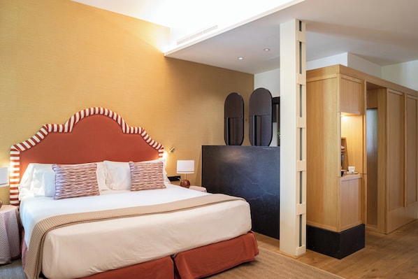 1 chambre, literie de qualité supérieure, couette en duvet d'oie