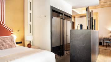 Premium bedding, down duvets, memory-foam beds, minibar