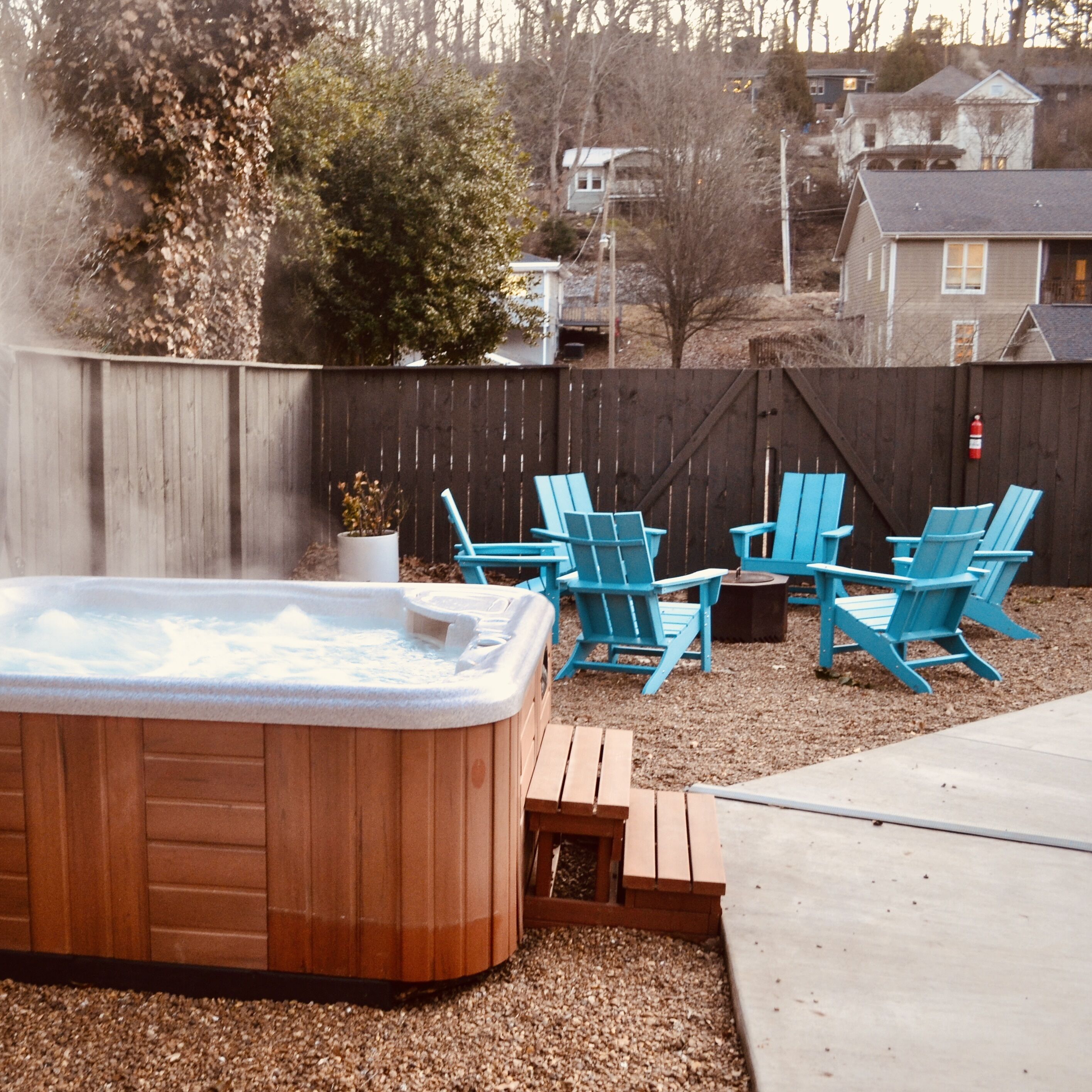 Bain à remous extérieur
