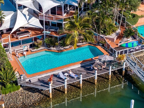 Magnificent Waterfront Living with Pontoon & Pool