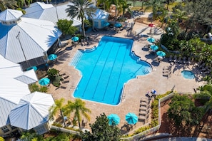 Una piscina riscaldata