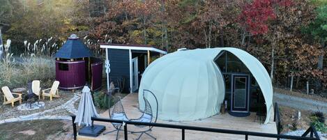 Overnattingsstedets uteområder