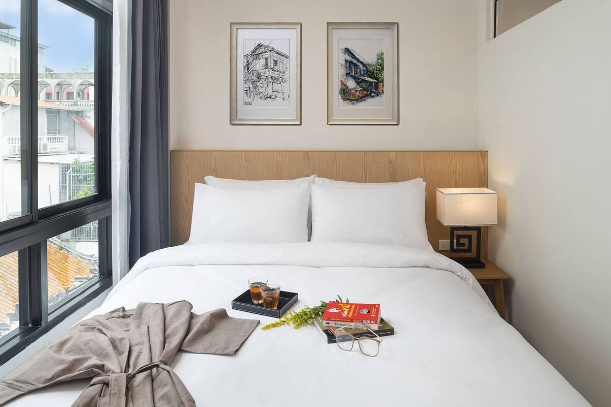 Superior Queen Wallview Room | 低過敏寢具、客房內保險箱、熨斗/熨衣板、免費無線上網