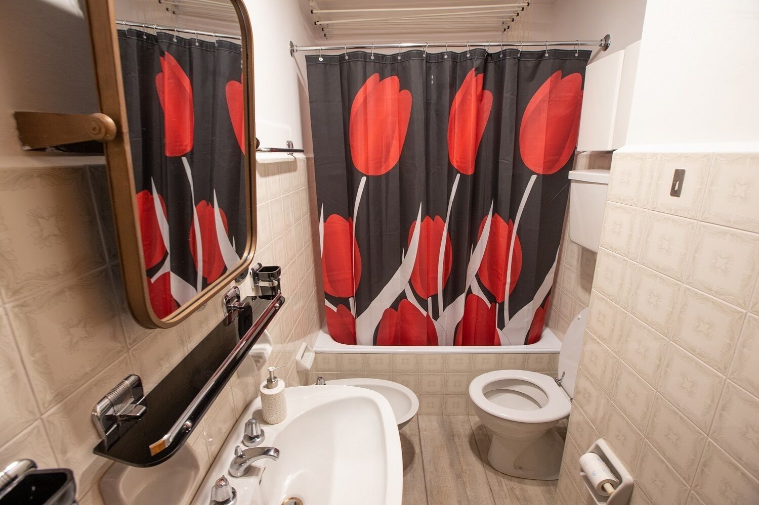 Apartment | Bathroom | Combined shower/tub, bidet, towels