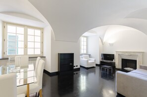 Apartment, 1 Double Bed with Sofa bed | Living area - JOIVY Perfect Central Flat with Parking (Genoa)