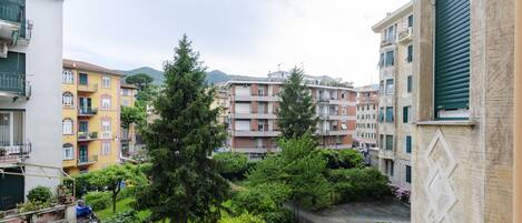 Blick von der Unterkunft