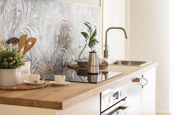 Appartamento | Cucina privata | Frigorifero, microonde, forno, piano cottura