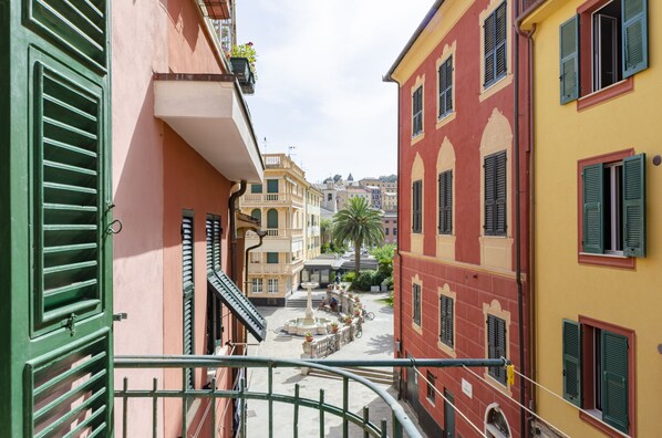 Blick von der Unterkunft