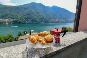 Blick von der Unterkunft