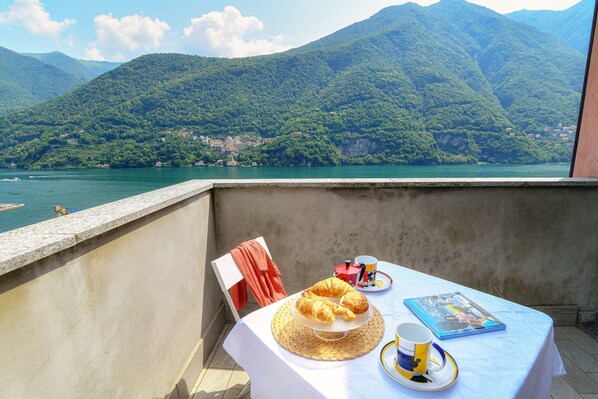 Blick von der Unterkunft