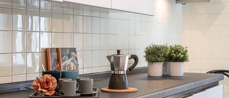 Apartment | Private kitchen | Fridge, oven, stovetop, dishwasher