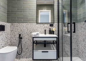 Deluxe-Apartment | Badezimmer