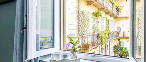 Blick von der Unterkunft