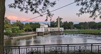 Jack's Joints Apt C River View ~ steps from Village festivities and eateries!