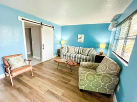 Junior Room | Living area | 43-inch Smart TV with satellite channels, TV, streaming services