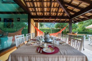 Opções para refeição ao ar livre