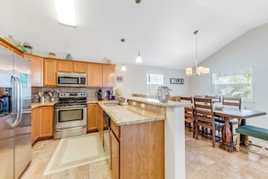 House, Multiple Beds, Balcony (Blue Fin Beach House) | Private kitchen